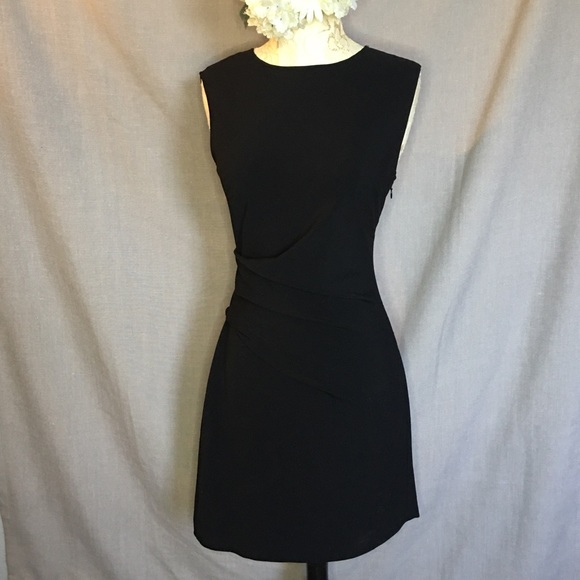 Perfect little black dress by Venus 4 w/ ruching - Picture 1 of 6